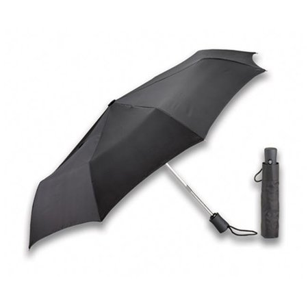 LEWIS N CLARK Lewis N Clark 744465 Compact Umbrella - Black 744465